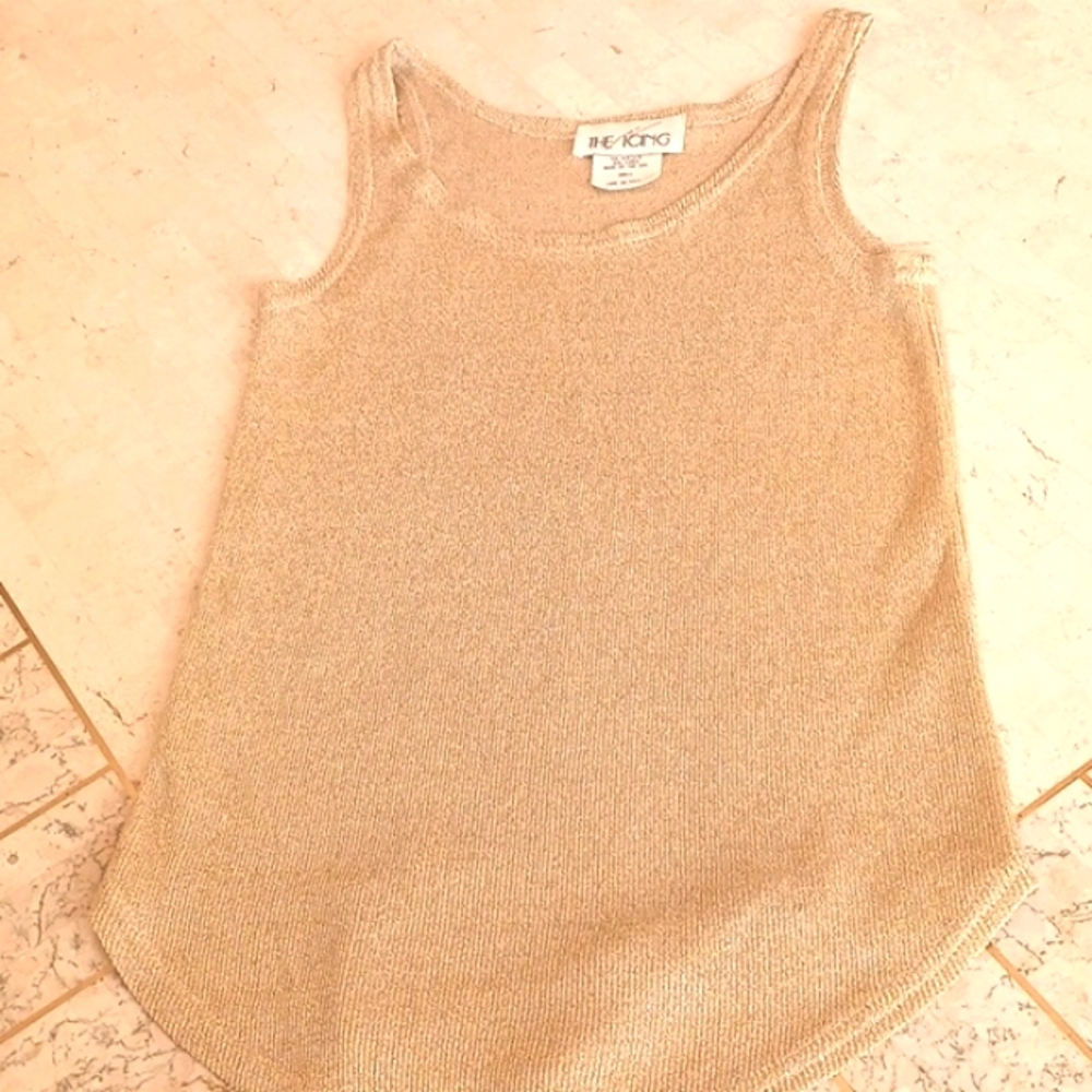 Vintage Womens high neck crop sz small, New...U.S.A.